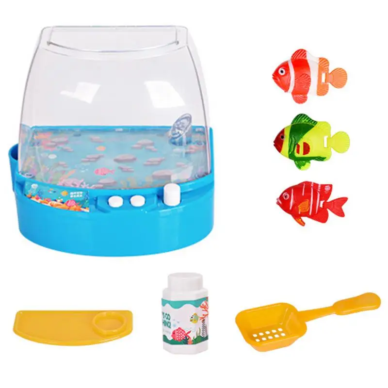 

Electric Small Fish Tank Fishing Fish Simulation Aquarium Interactive Toy Fish For Feed And Swimming