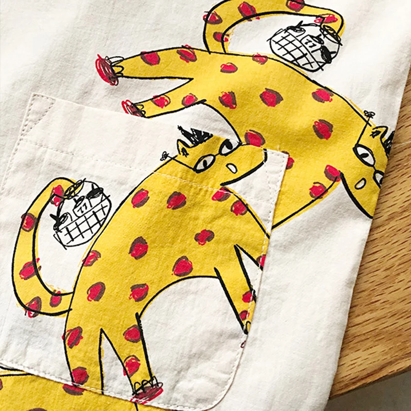 Criscky Children Pajamas Set Kids Baby Girl Boys Animal Printing Clothing Costume Long Sleeve Children Sleepwear Kids Clothing