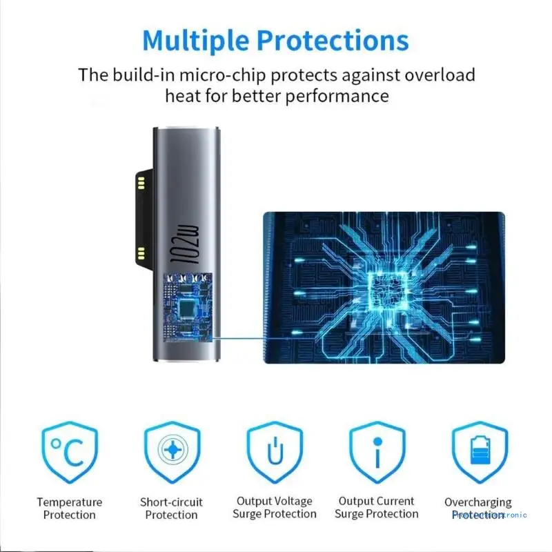 Адаптер питания USB C для ноутбука X/7/6/5/4/3 Book1/2/3 конвертер быстрой зарядки