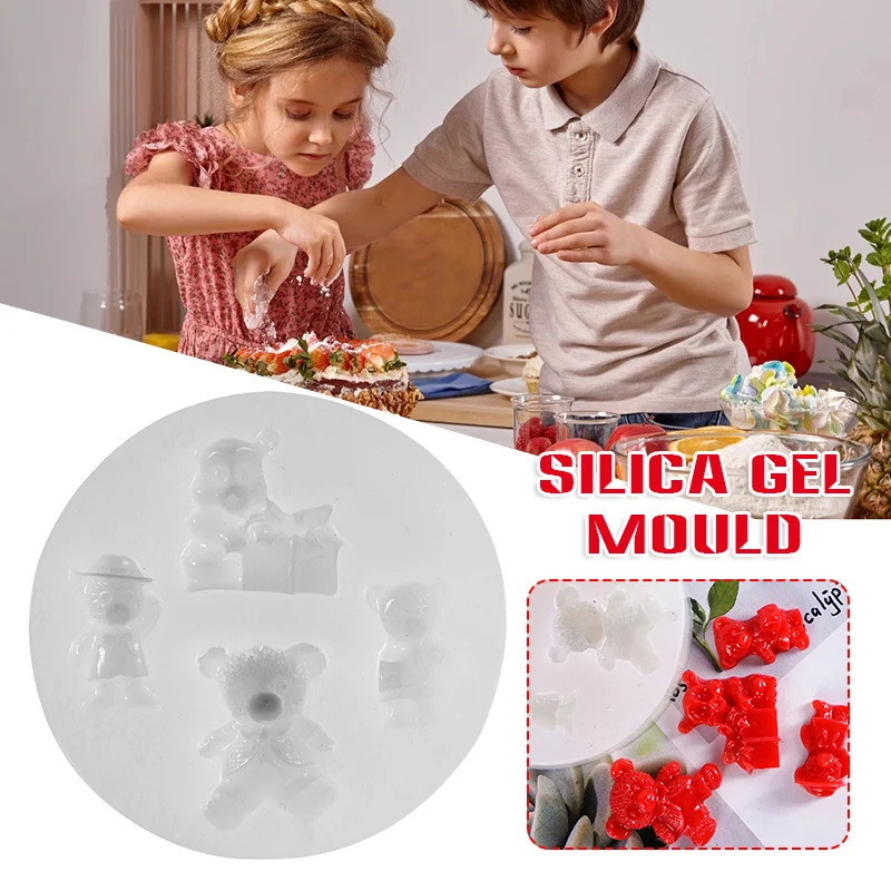 

Мини-мишка, литье под давлением, включает в себя 4 мультяшных стиля, мягкий силиконовый трафарет, включает в себя 4 мультяшных стиля, силиконо...