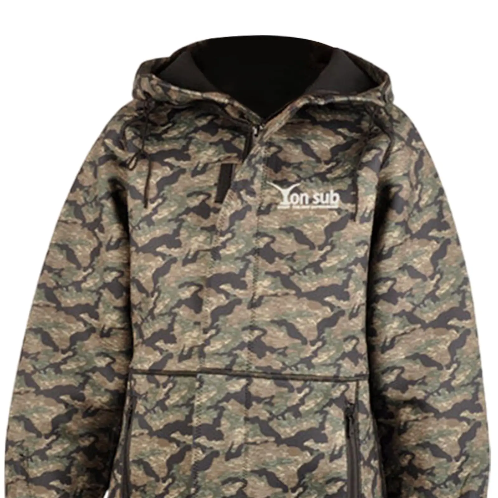 Водонепроницаемая парка теплая куртка гидрокостюм с капюшоном для плавания