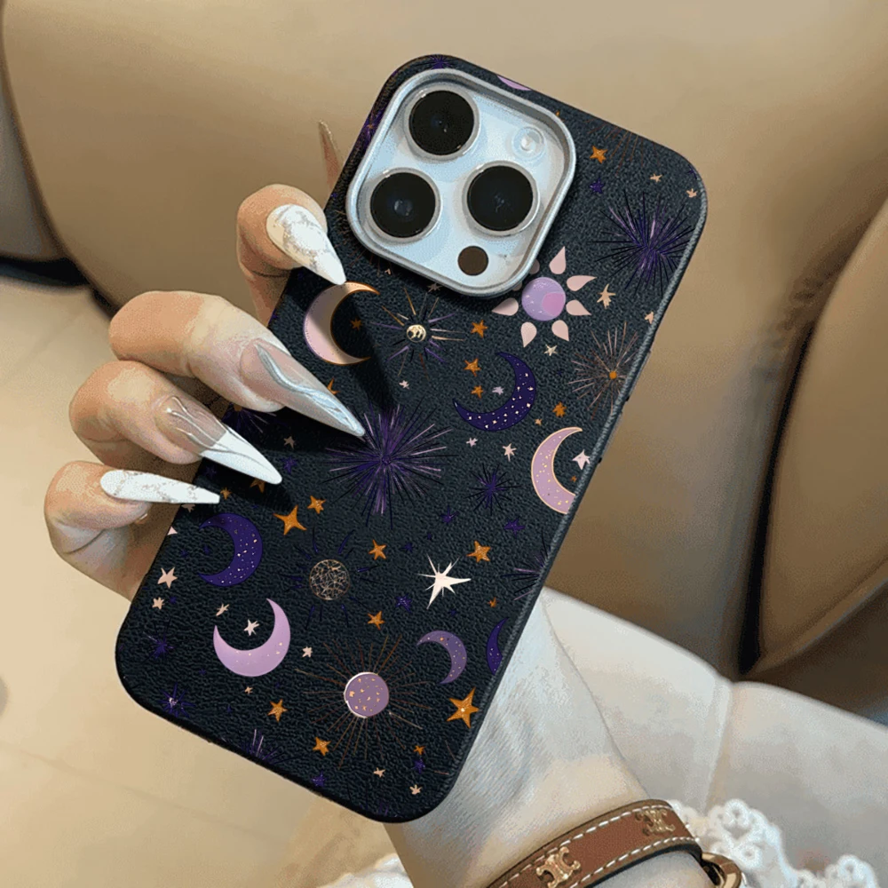 INS Moon Sun Star Роскошный ретро чехол для телефона для Xiaomi Mi Lite 5G Ne Xiaomi For17 Pro Max 13 14 15 12 Pro 12T 13t 14t 15t Fundas (art.: 3920d4b010be7) - 3920d4b010be7