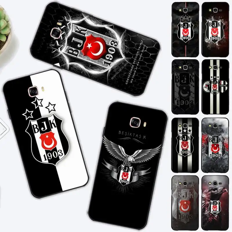 

Fashion besiktas BJK Phone Case for Samsung J 2 3 4 5 6 7 8 prime plus 2018 2017 2016 core