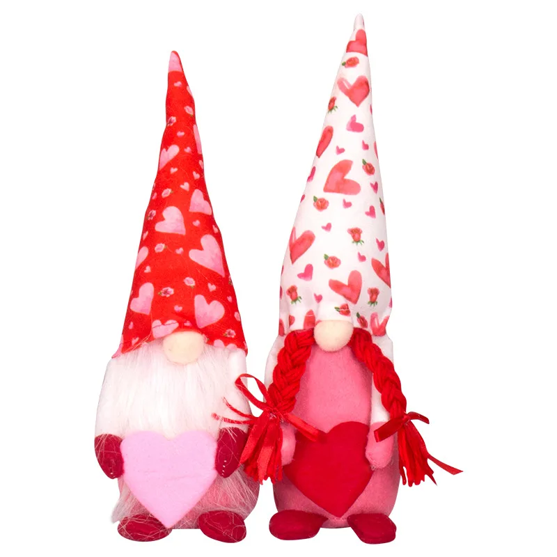 

Valentine Day Gift 2023 Bear Valentine's Idea Preserved Kids San Valentin Decoration Men Women Decor Romantic Girlfriend Gnome