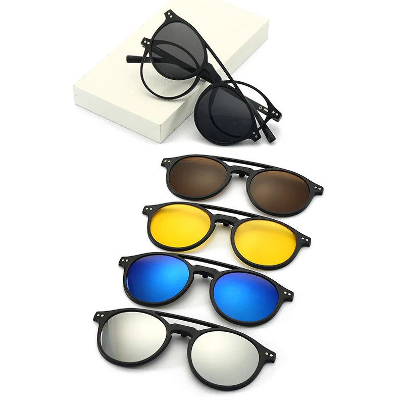 

Fashion Round Polarized Sunglasses Men Women Classic Vintage Black Driving Sun Glasses Circle Oval Designer Retro Sunglass UV400