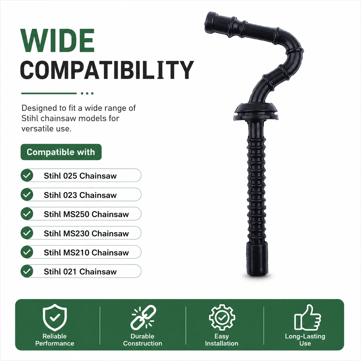 Фото Топливный шланг для бензопилы Stihl MS250 MS230 MS210 025 023 021, артикул 1123 358 7701, запчасти и аксессуары для пил №3
