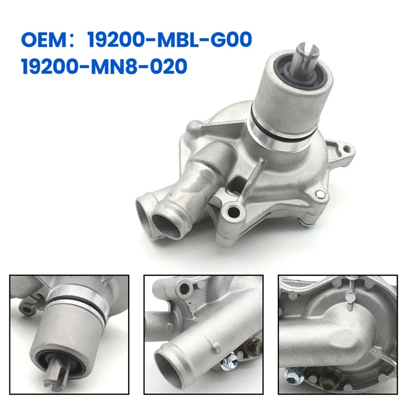 Фото Для Honda VRX400 T NC33 NV400 NV600 NC40 Steed 400 VLX VT600 Shadow Slasher мотоциклетный водяной насос, насос радиатора двигателя-Y79A №3