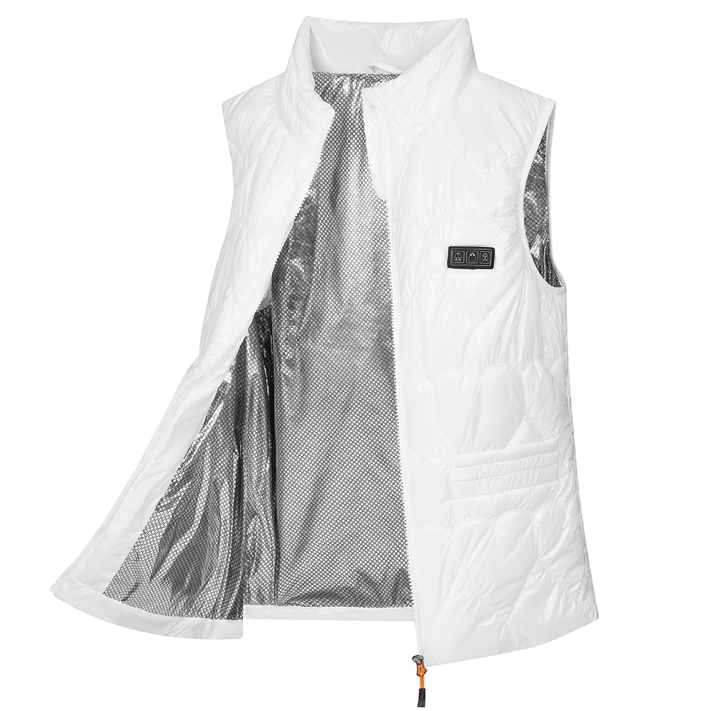 Зоны с подогревом 15 Жилетов Зимняя женская куртка электронагревом Usb