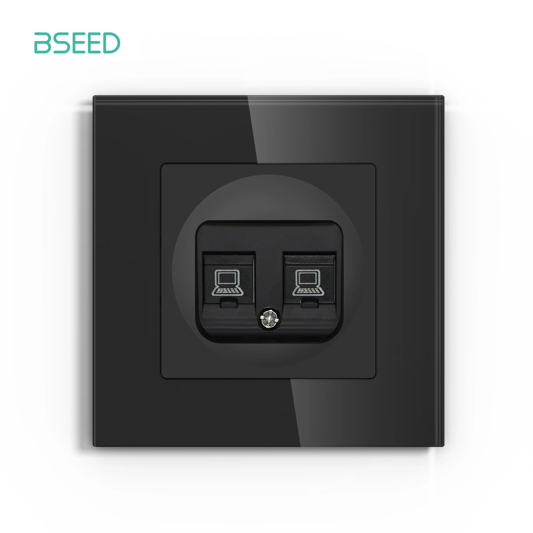 

BSEED EU стандартная настенная розетка со стеклянной панелью