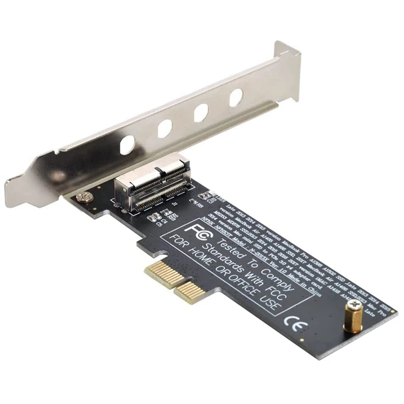 

PCI Express Conversion Card PCI-E 1X to 12+16 Pin for 2013-2017 Mac Pro Air SSD Conversion Card