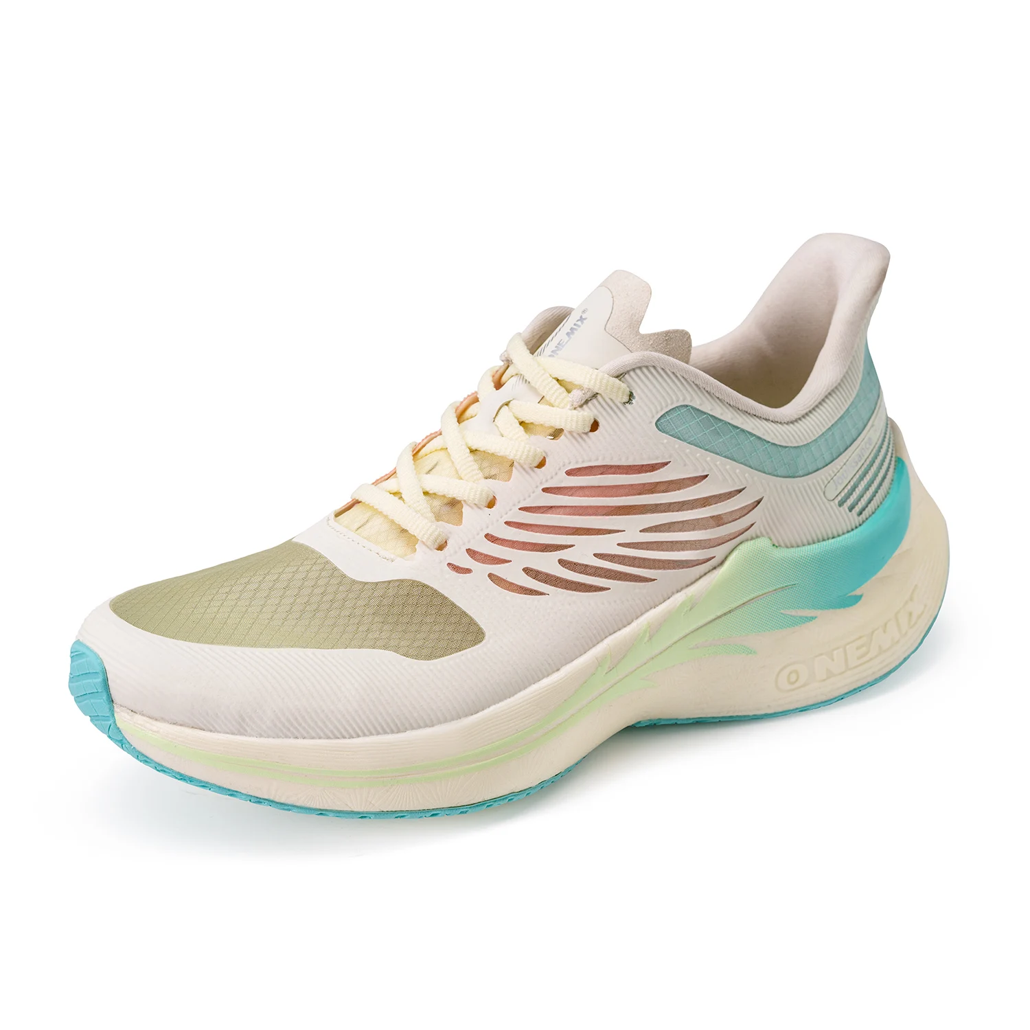 ONEMIX 2023 New Trend Men's Walking Shoes Lightweight Summer Breathable Mesh Cardio Sneakers Professional Racing Running Shoes