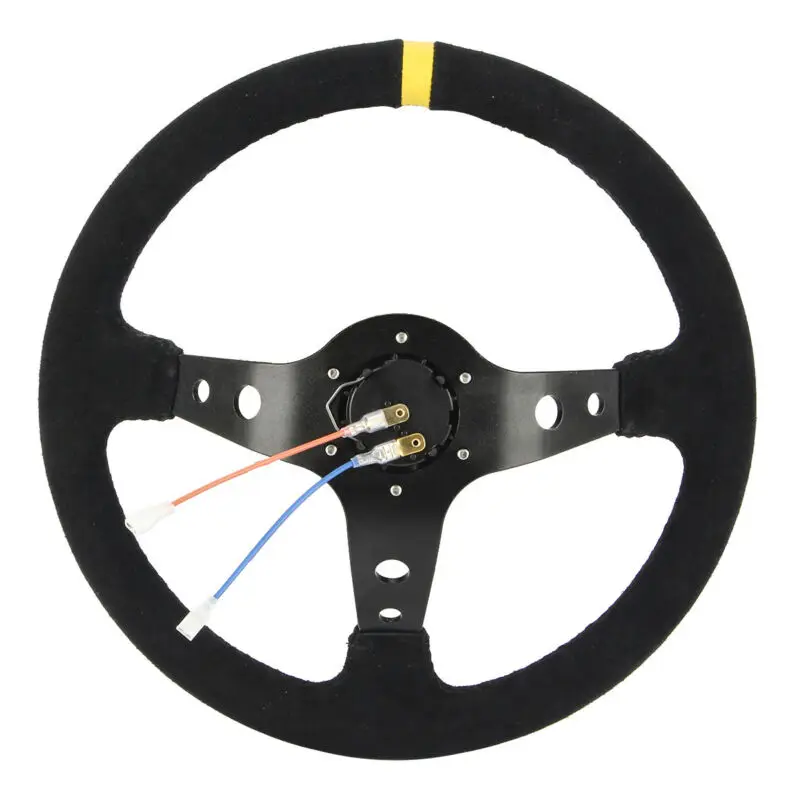 Автомобильное рулевое колесо 350 мм 14 дюймов Гоночное Рулевое для дрифта