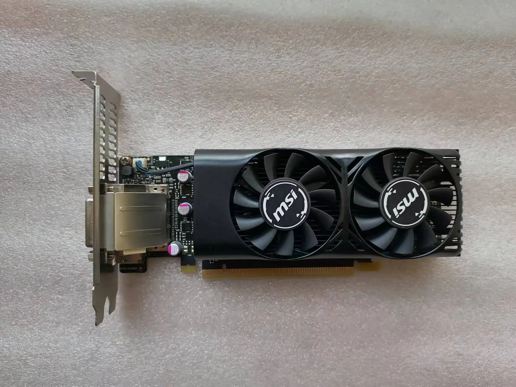 Фото Видеокарта MSI GTX1050 640SP 2GB LP GDDR5 с разъемами DP, DVI, HDMI