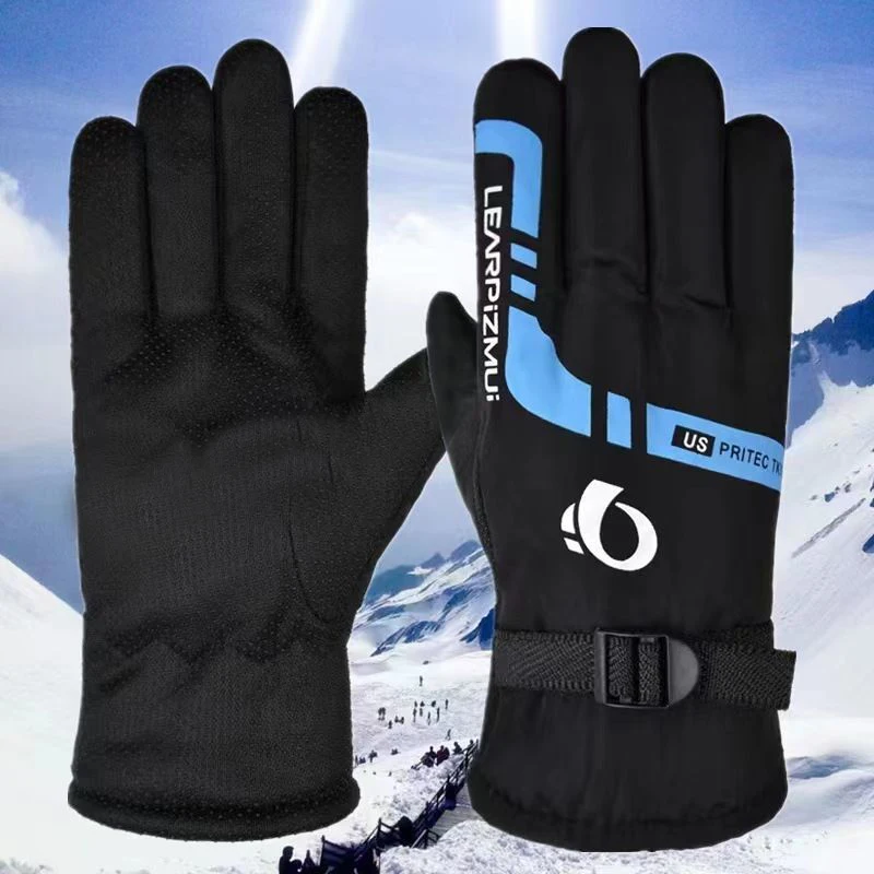 

Unisex Waterproof Gloves Winter Cycling Gloves Bicycle Warm Motorcycle Full Finger Gloves Outdoor Sports Ski Riding Men Women
