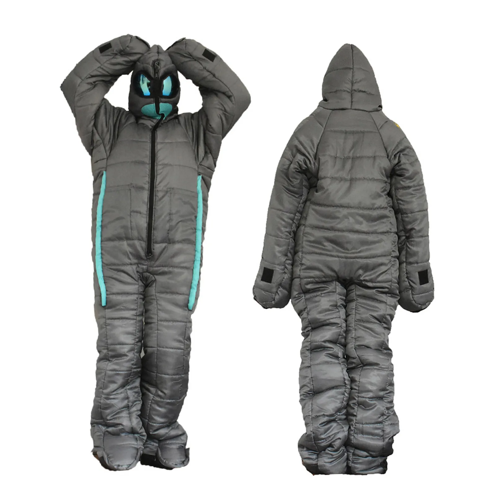 

Camping Equipment Human Shaped Sleeping Bag Suit Outdoor Winter Tent Sleeping Pad For Hiking Tourism Sleeping Bag