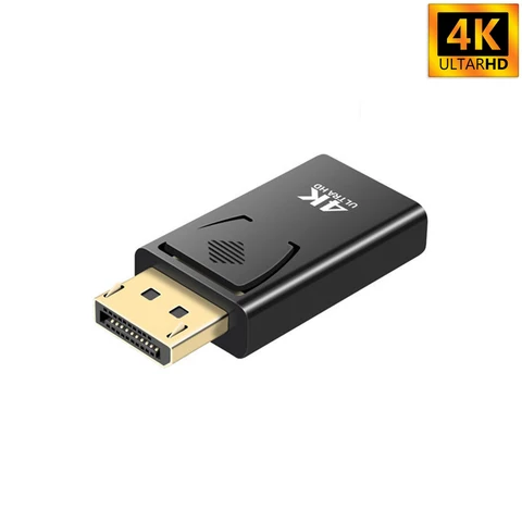 Адаптер DisplayPort-HDMI-совместимый, DP «штырь-гнездо», HDMI-совместимый кабель для видео и аудио, HD 4K 1080P для ПК, ТВ, ноутбука