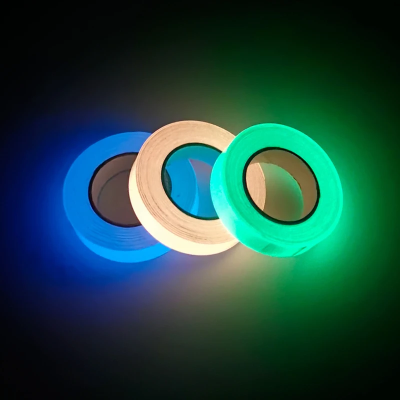 

3m Luminous Tape Warning Tape Self-adhesive Emergency Logo Glow In The Dark Festival Party Supplies Stairs Fluorescent Stickers