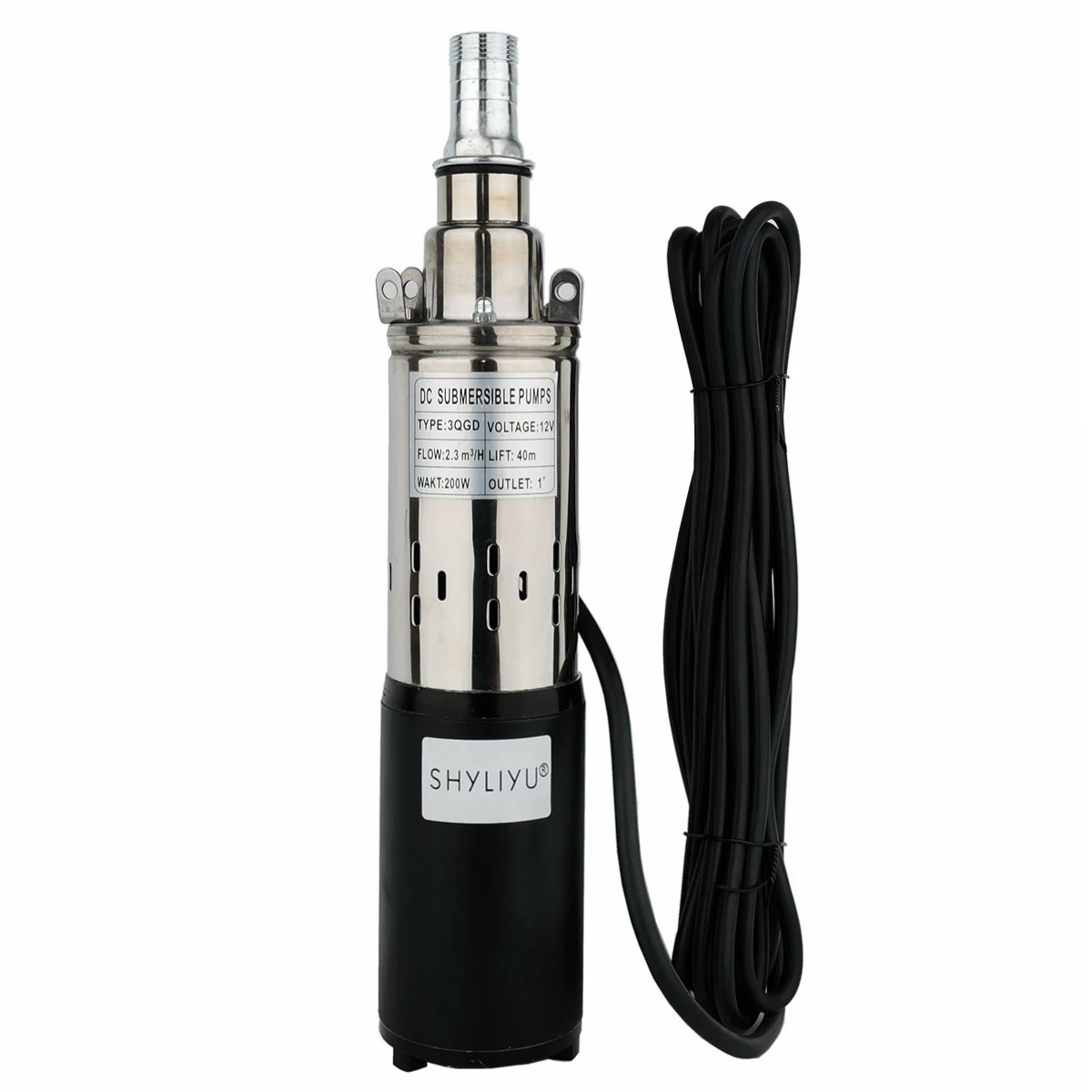 Погружной водяной насос SHYLIYU на солнечной батарее для глубоких скважин высокого
