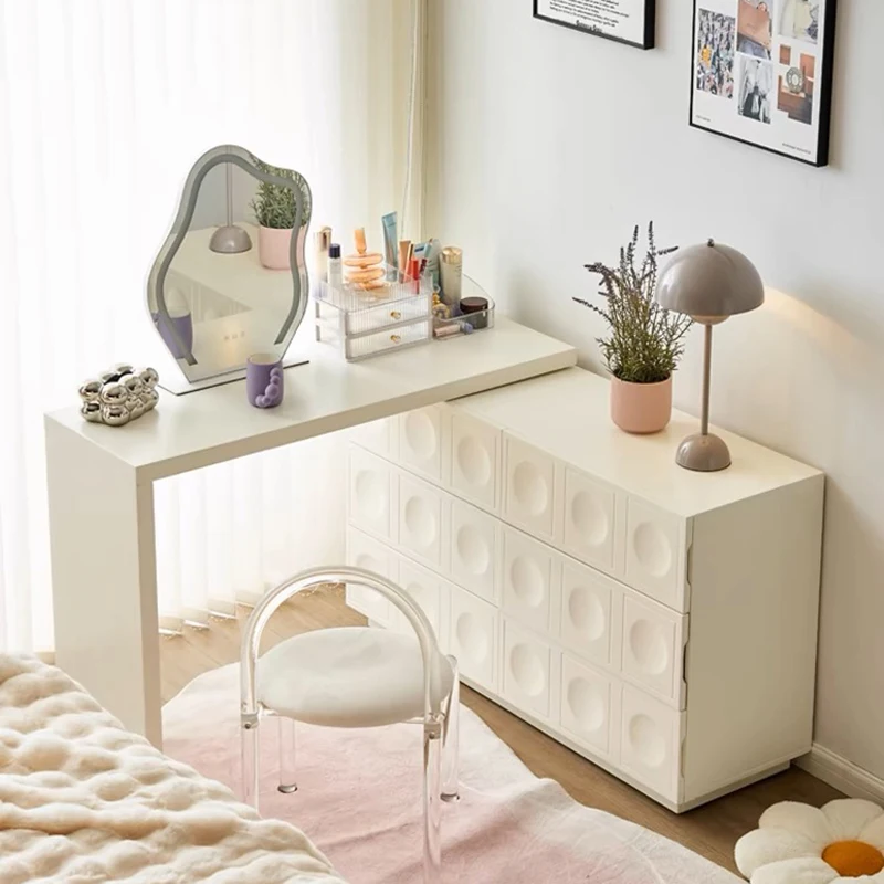 Высококачественный туалетный столик для макияжа девочек из натурального дерева
