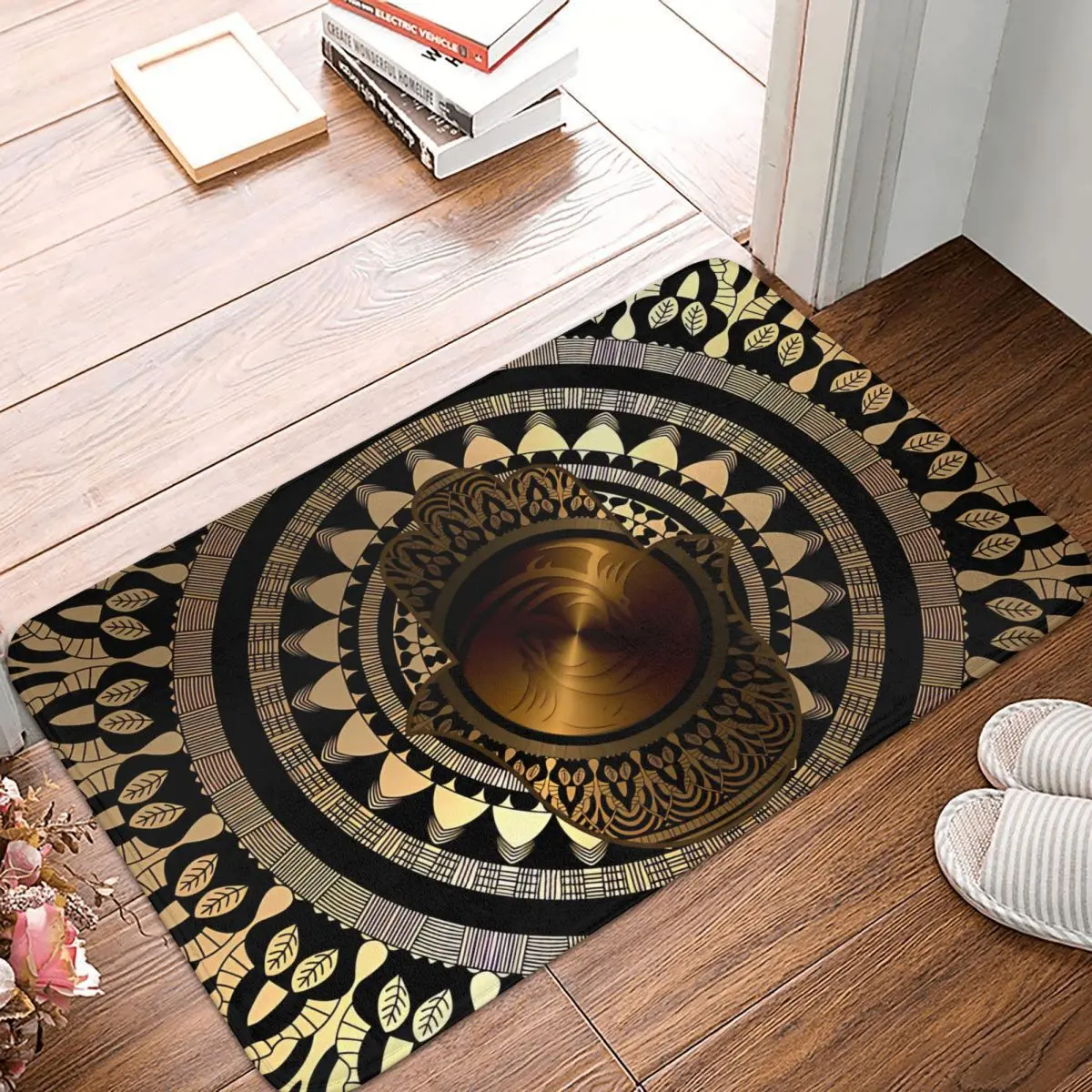 

Mandala Hamasa Hamsa Hand Fatima Non-Slip Carpet Doormat Living Room Kitchen Mat Entrance Door Floor Rug