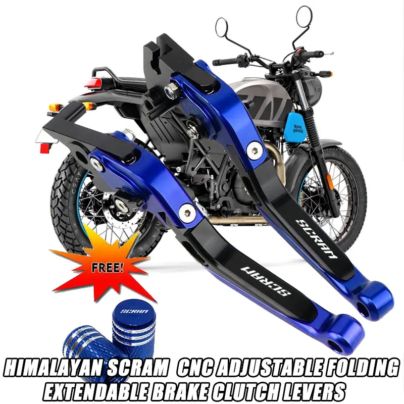 

Fit For Himalayan Scram 411 2021-2023 Motorcycle CNC Adjustable Folding Extendable Brake Clutch Levers Handle