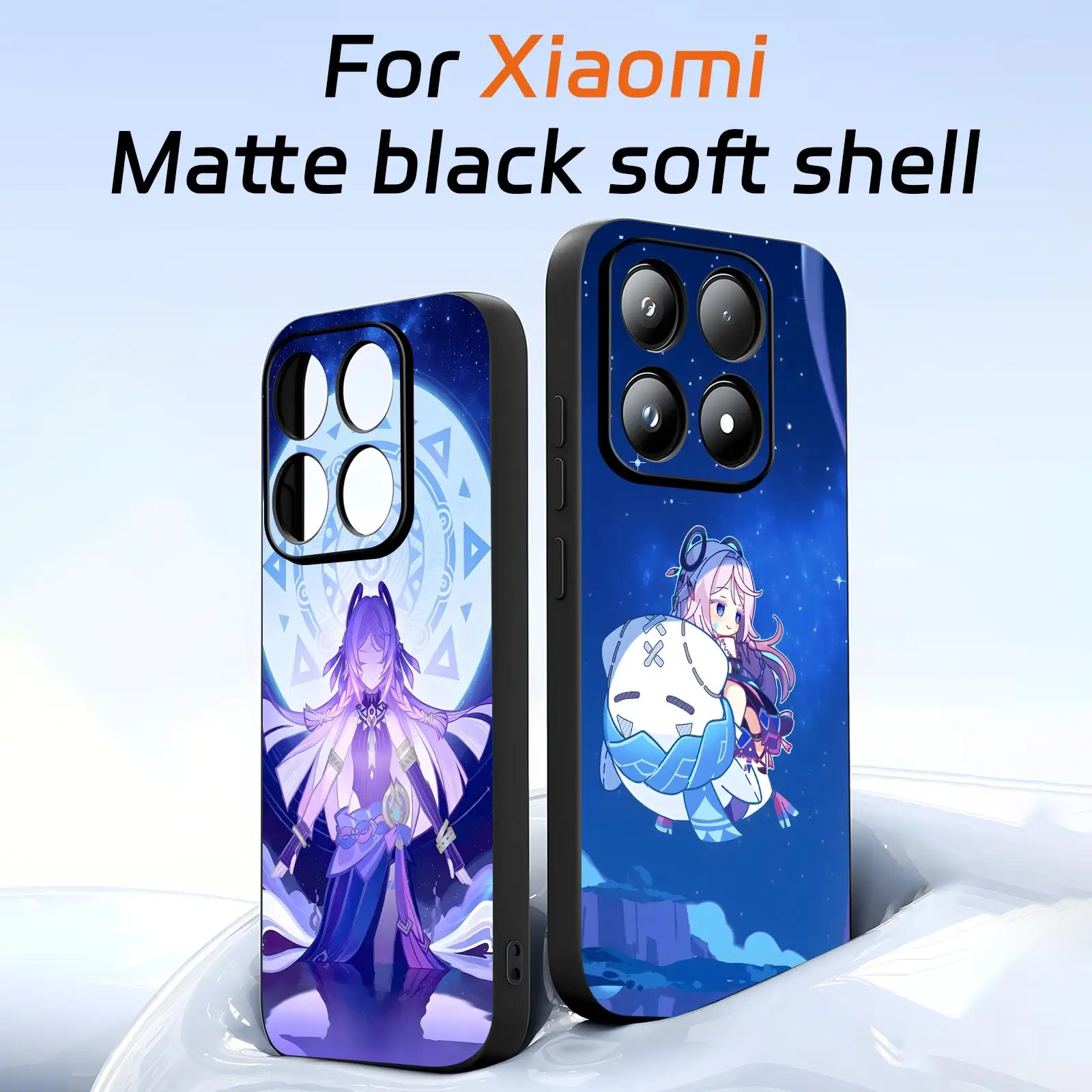 Фото Чехол для телефона Genshin Impact Citlali для Xiaomi 17 15 14 13 12 11 T Ultra Pro, мягкий черный противоударный чехол №1