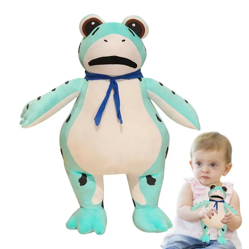 

Симпатичная лягушка, плюшевая игрушка, зеленая лягушка, плюшевая кукла с большими глазами, приятная для кожи подушка для обнимания, плюшевый подарок для девочек, младенцев, детей