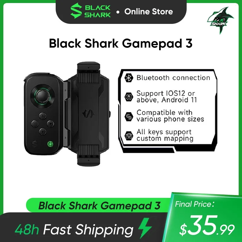 

Игровой контроллер Black Shark, джойстик для iphone XR 11 pro max Black Shark 5 Pro 4s 4 pro 3 pro