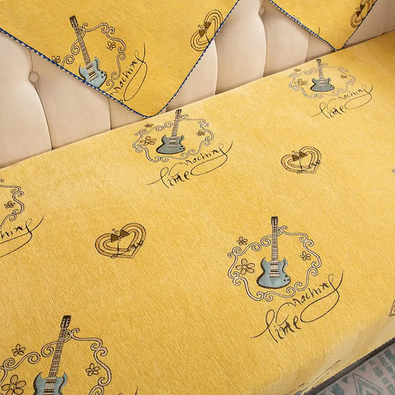 Нескользящее универсальное и многоразмерное диванное полотенце из синели