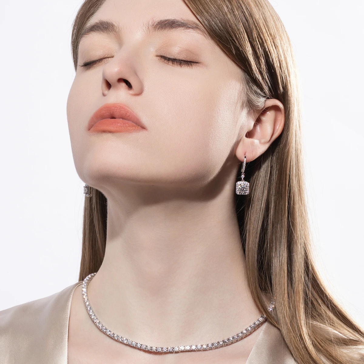 rupaJewel 1 карат D Цвет Муассанит Серьги-капли из стерлингового серебра 925 пробы Позолоченные серьги 18 карат для женщин Ювелирные изделия Подарки Оптовая продажа (art.: 3920d1b289bf2) - 3920d1b289bf2