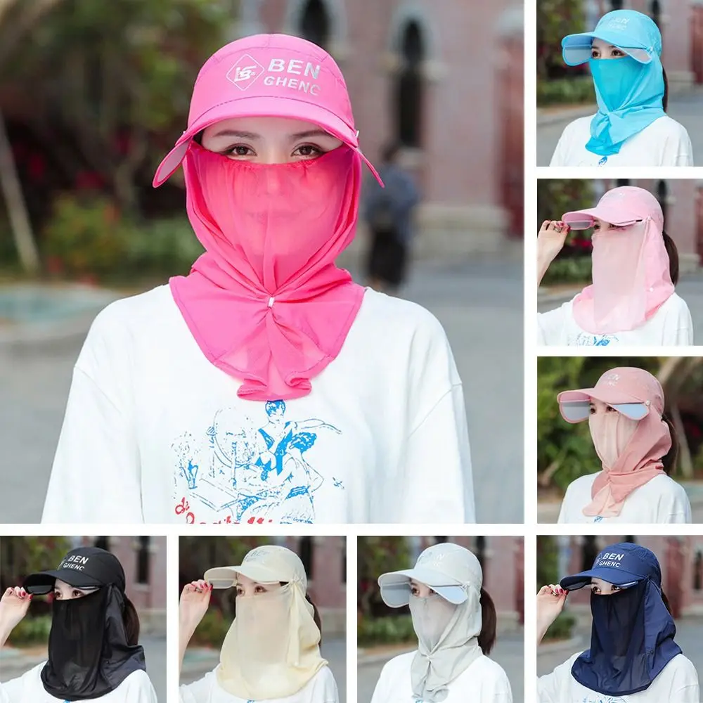 

Balaclava Face Balaclava Scarf Head Face Neck Gaiter Bicycle Headwear Sun Hat Bucket Hat Visor Wide Brim Beach Cap