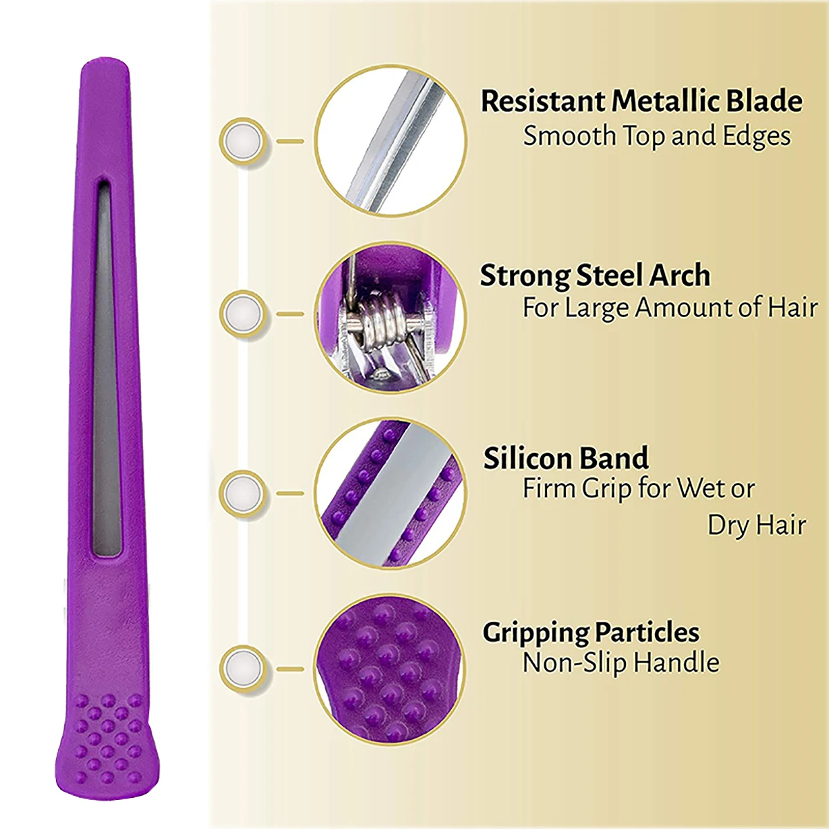 7 шт./набор антистатические Многослойные гребни для волос из нержавеющей стали