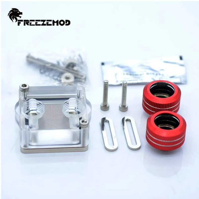 Прозрачный блок водяного охлаждения FREEZEMOD для ПК электронный усилитель мощности