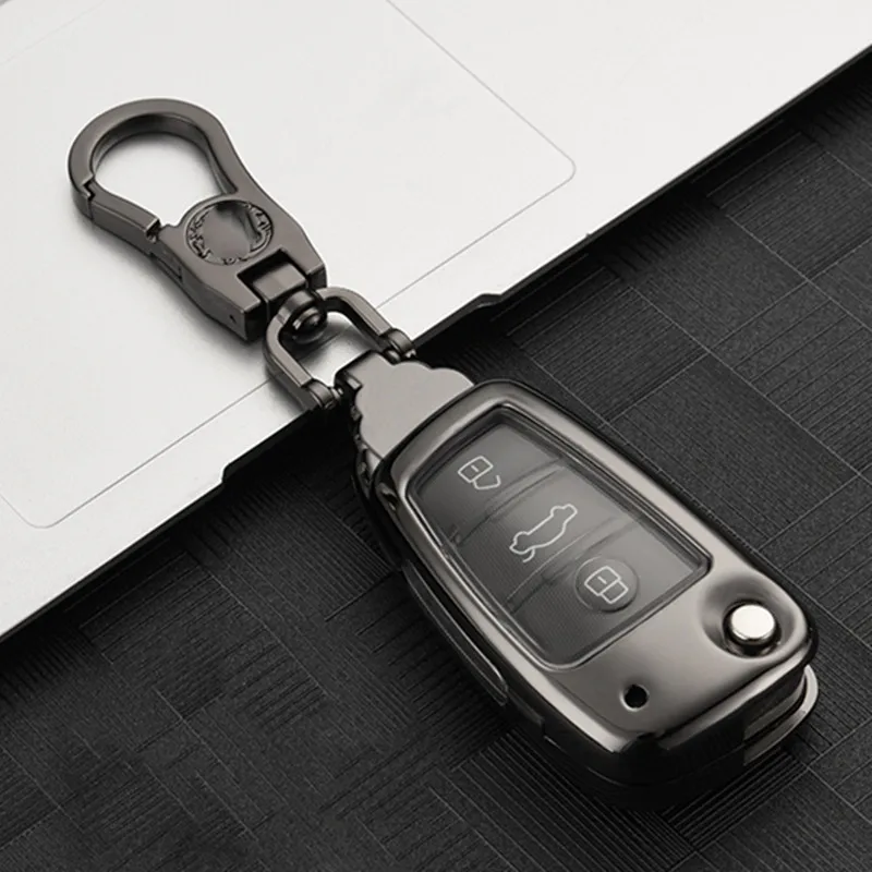

2003-2015 Car Key Case for Audi a1 a3 a4 a5 a6 a7 a8 Quattro q3 q5 q7 r8 Allroad c5 c6 tt s3 s5 s6 s4 rs5 rs6 Holder Shell Cover