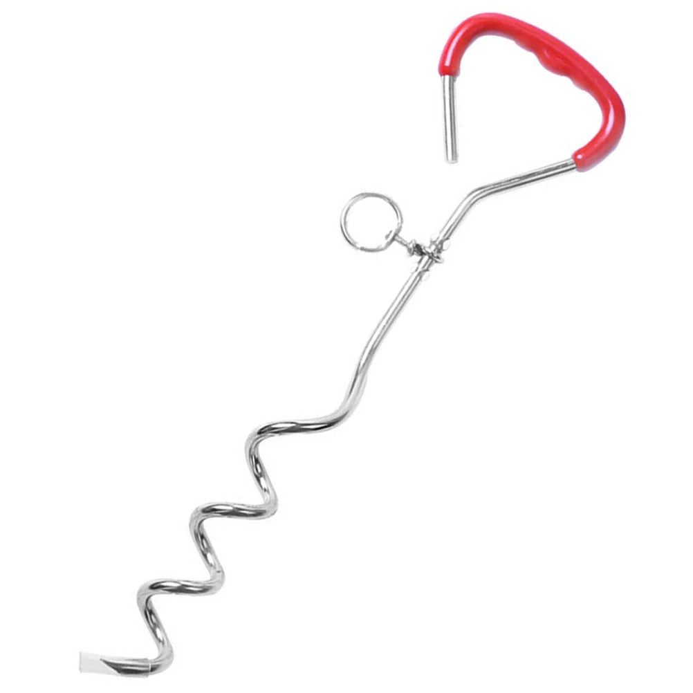 

Ground Dog Anchor Heavy Duty Stakes Metal Spiral Anchors Dogs Garden Cable Pet Supplies