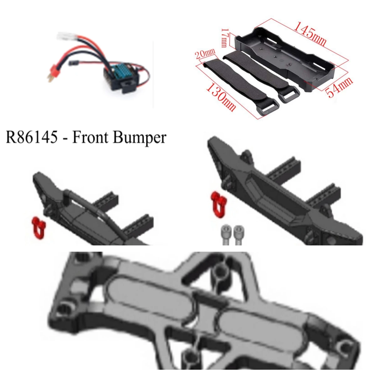 RGT RC запасные части R86166 R86145 R86146 R86029 R86172 для масштаба 1/10 4wd гусеничный автомобиль