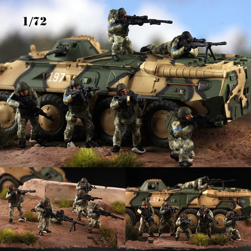 

Масштаб 1:72, модель 6 шт., Реалистичная экшн-фигурка украинской армии, 6 детской игрушки, сцена «сделай сам», демонстрация коллекционных аксессуаров для подарка