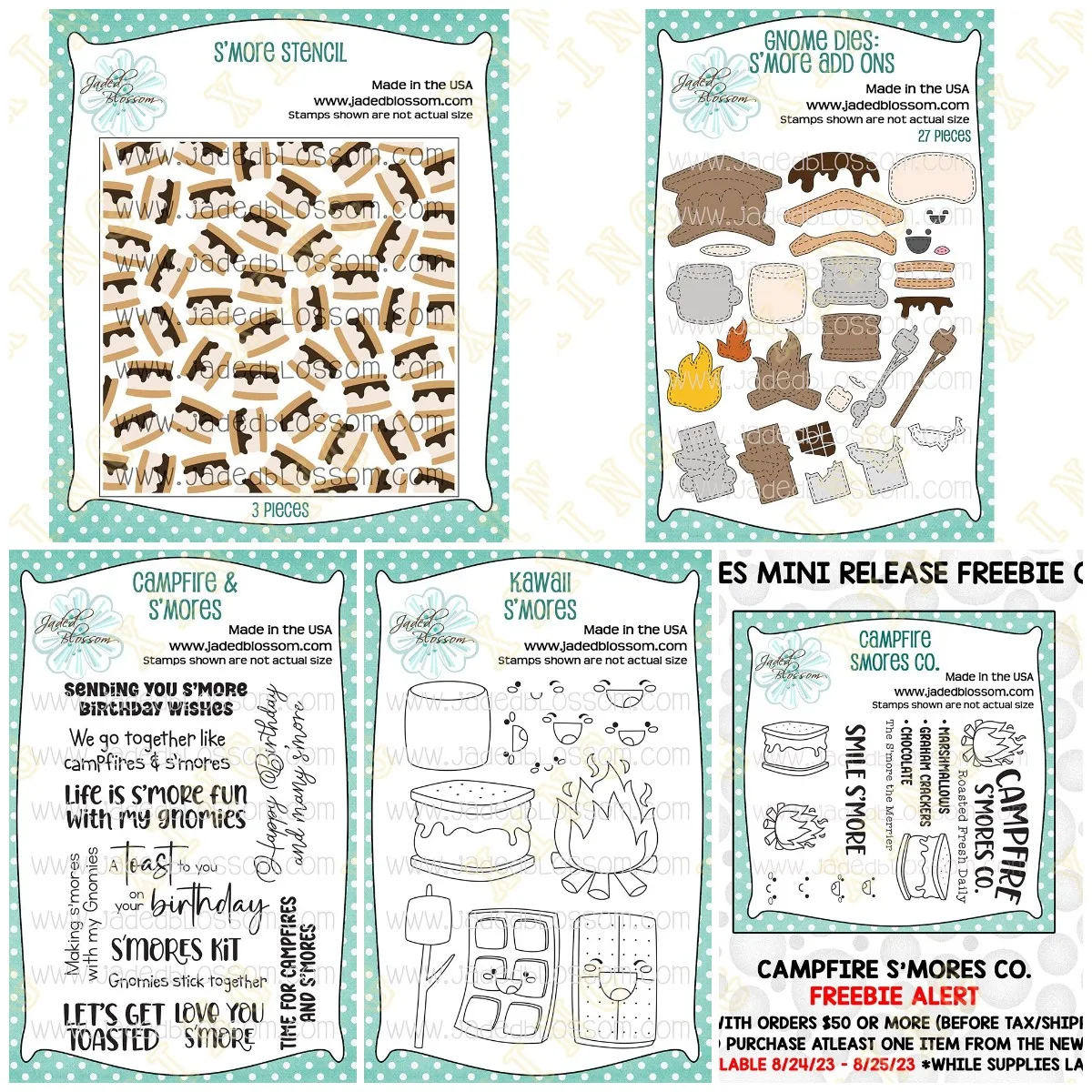 

Gnome Campfire & S'mores New Arrival Metal Cutting Dies Stamps Stencil For 2023 Scrapbook Diary Decoration Embossing Template