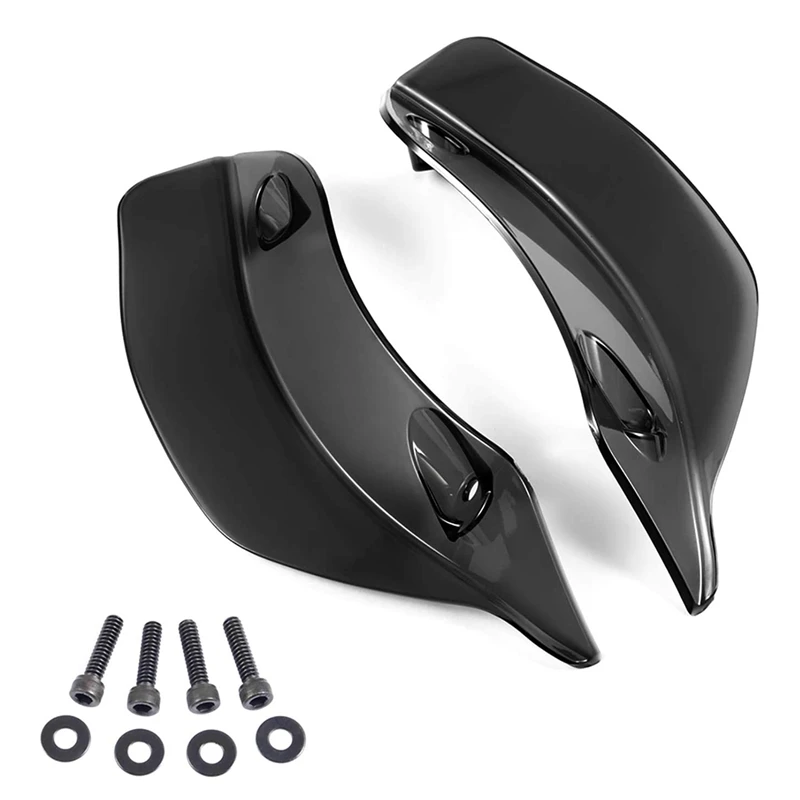 

Motorcycle Black Upper Batwing Fairing Accents Air Deflector Wind Deflectors for Road Glide FLTRX FLTRXS FLTRUSE 15-Up