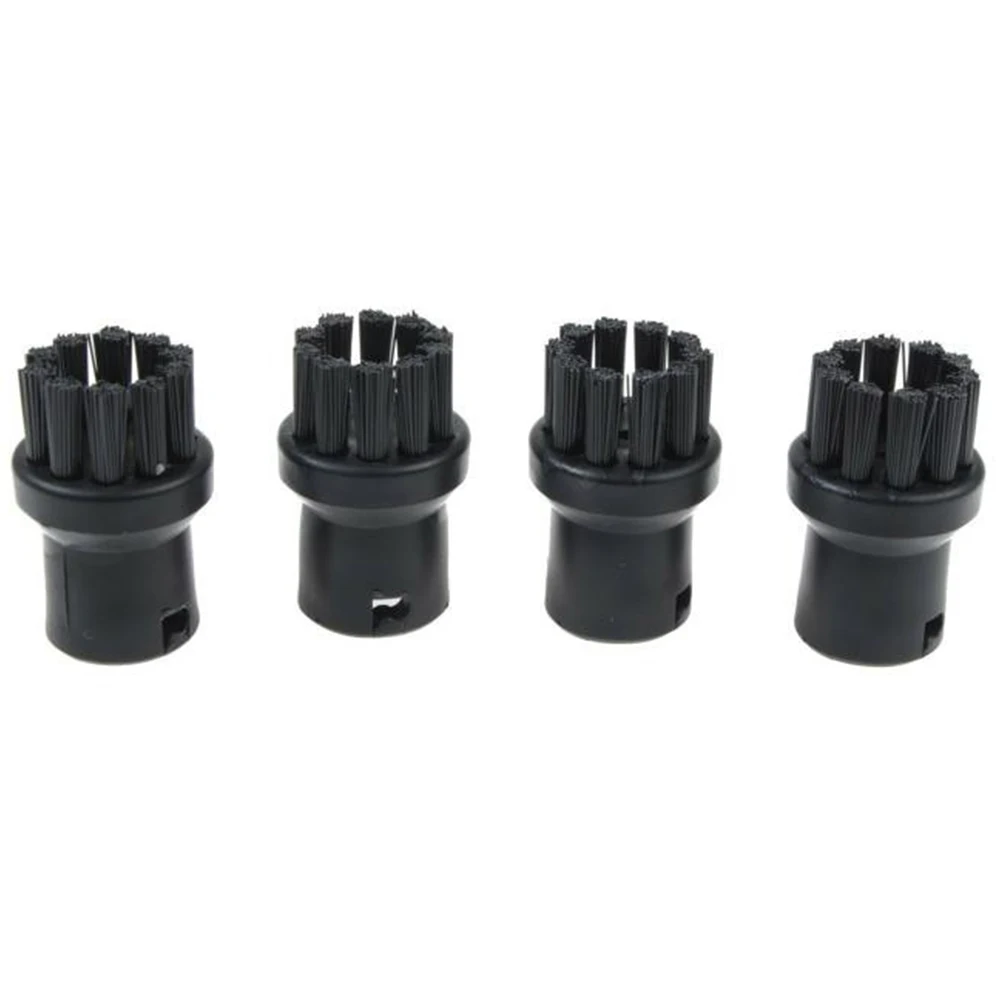 

4pcs Steam Cleaner Round Brush Nozzle For Karcher SC1010 SC1020 SC1030 DE4002 Vacuum Cleaner Spare Parts Cleaning Brushes