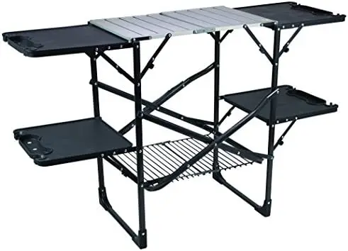 

Cook Station Portable Outdoor Folding Table Folding grill Camping equipment Camping fire pit portable Propane camping stove Wide