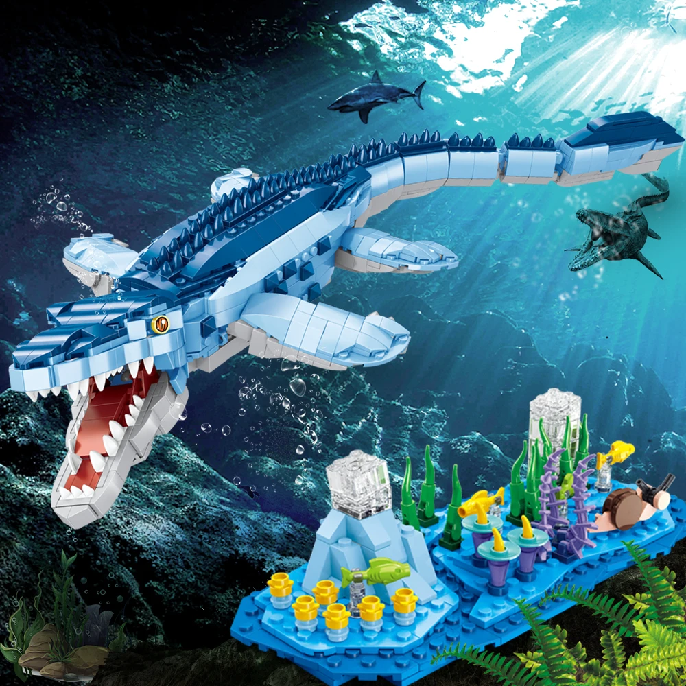 Набор строительных блоков динозавров игрушки STEM для мальчиков 14 + лет (1158 шт.)…