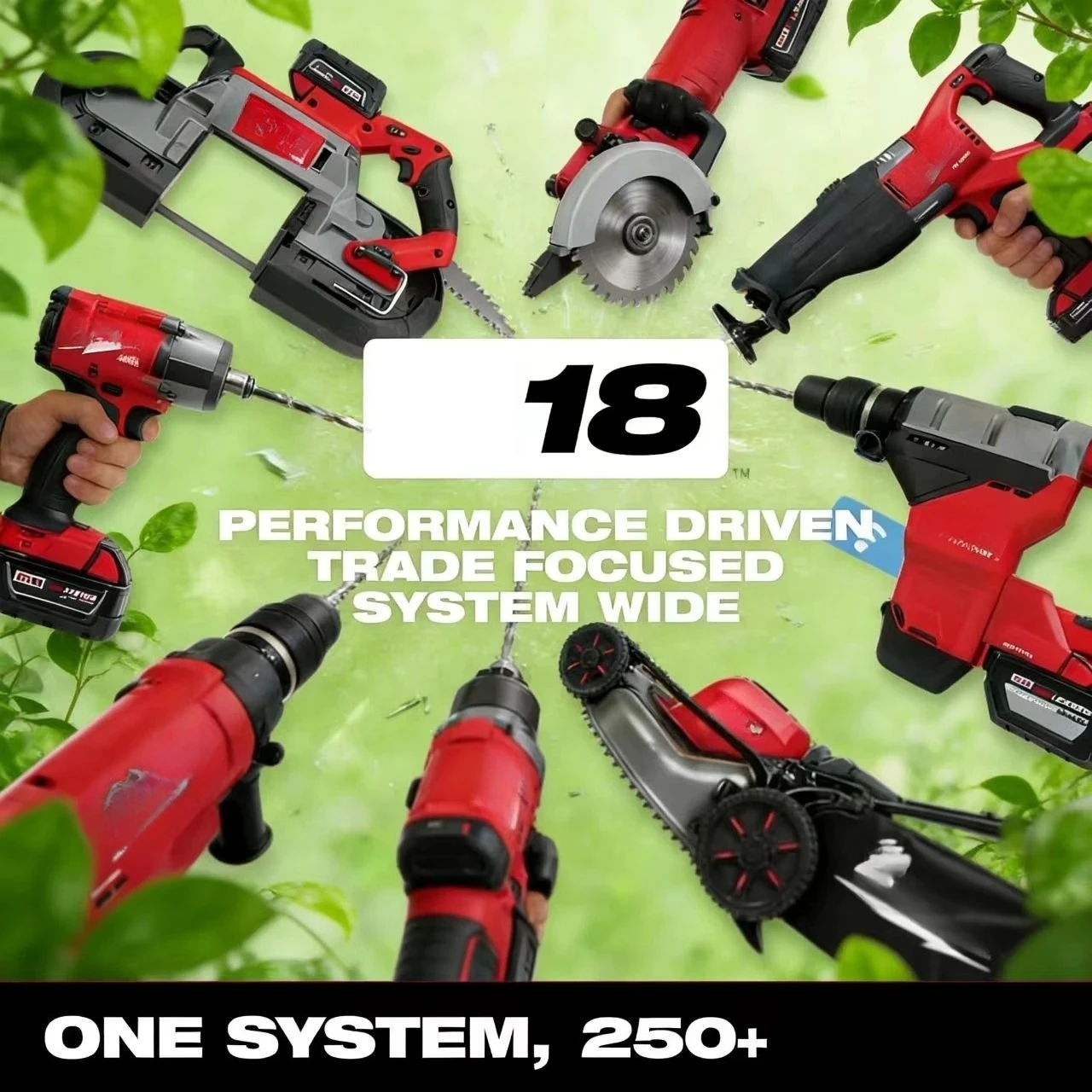 Фото Аккумулятор Li-ion 18В 5.0Ач для Milwaukee M18 (48-11-1860) с низким уровнем саморазряда, совместим со всеми беспроводными дрелями и пилами M18 №4