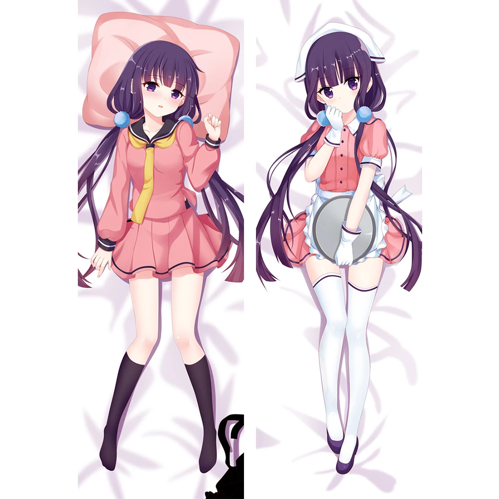 Смеси Sakuranomiya Maika Dakimakura 59 дюймов Чехол для подушки персонализированный аниме