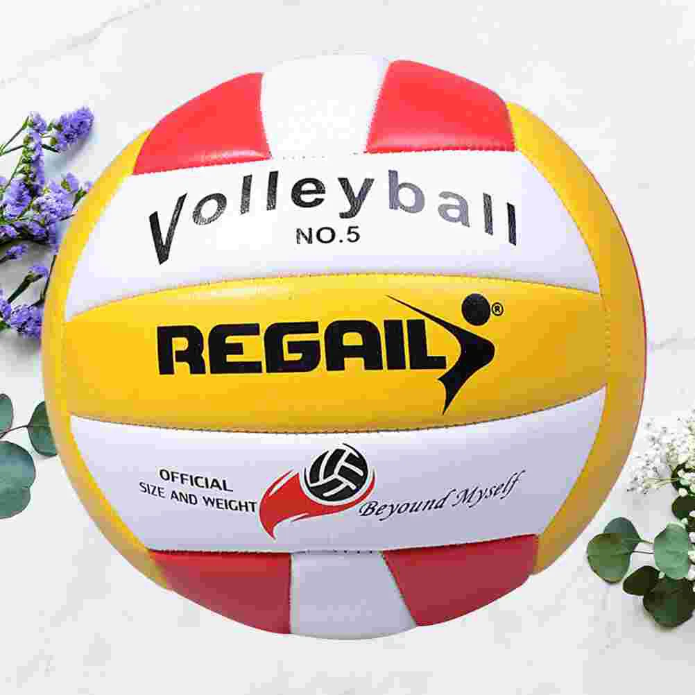 

Standard Volleyball PU Volleyball for Games Outdoor Training ( Red )