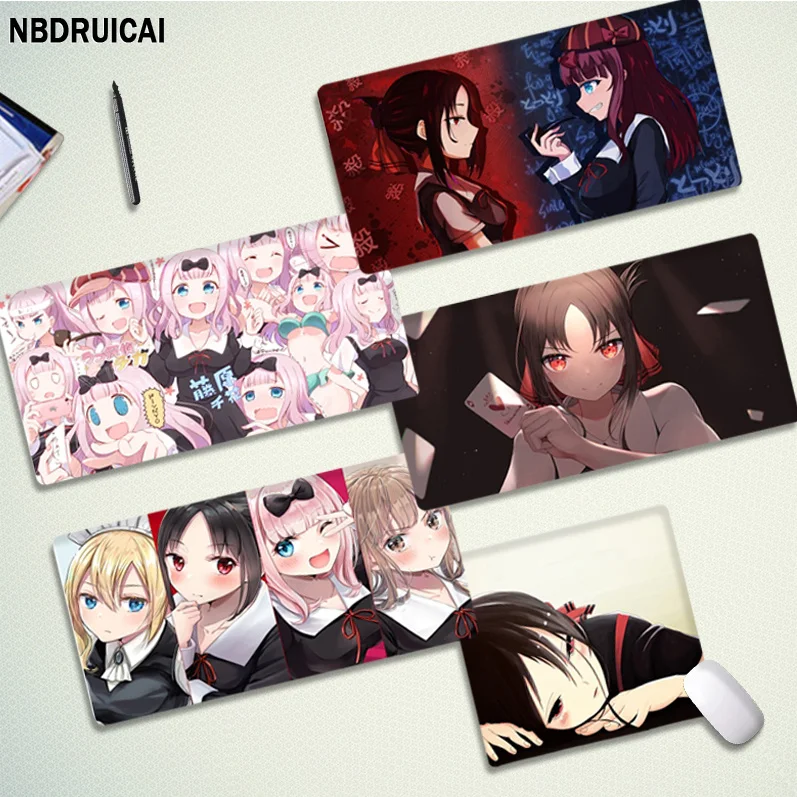 

Kaguya-sama Love Is War пользовательская кожаная игровая скоростная мышь розничная продажа маленький резиновый коврик для мыши для клавиатуры коври...