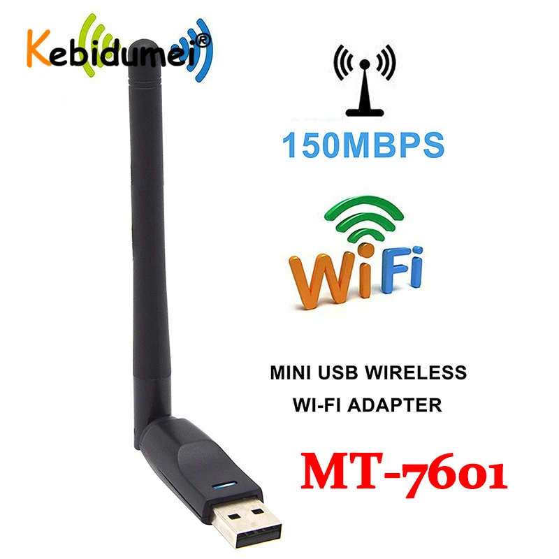 USB Wi-Fi антенна беспроводная сетевая карта памяти для цифрового спутникового приемника декодер Freesat V7 HD V8 супер MT-7601 для ПК ноутбука