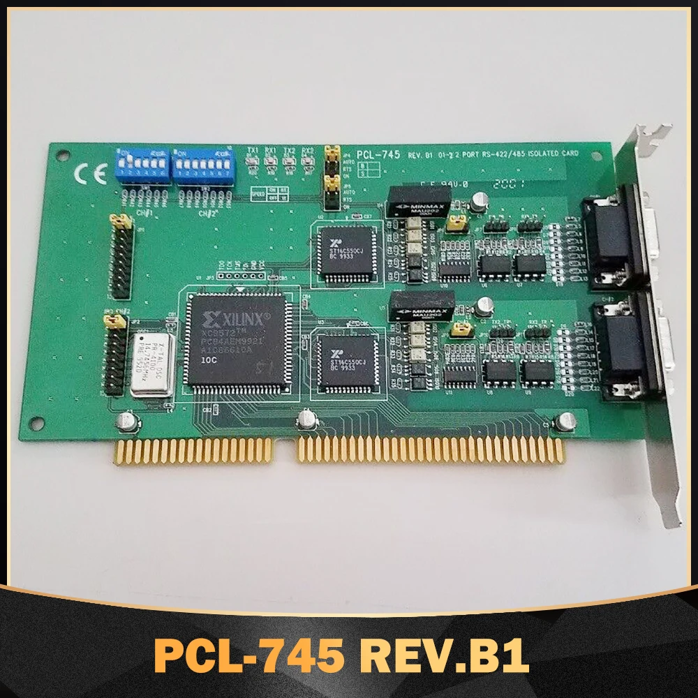 

For Advantech Communication Card 2-Port RS-422/485 ISA Serial Card PCL-745 REV.B1