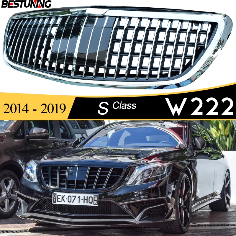 

Replacement Radiator Grill for Mercedes S Class W222 V222 2014 - 2019 S 320 S 350 S 400 S 500 Except for S 63 AMG S 65 AMG