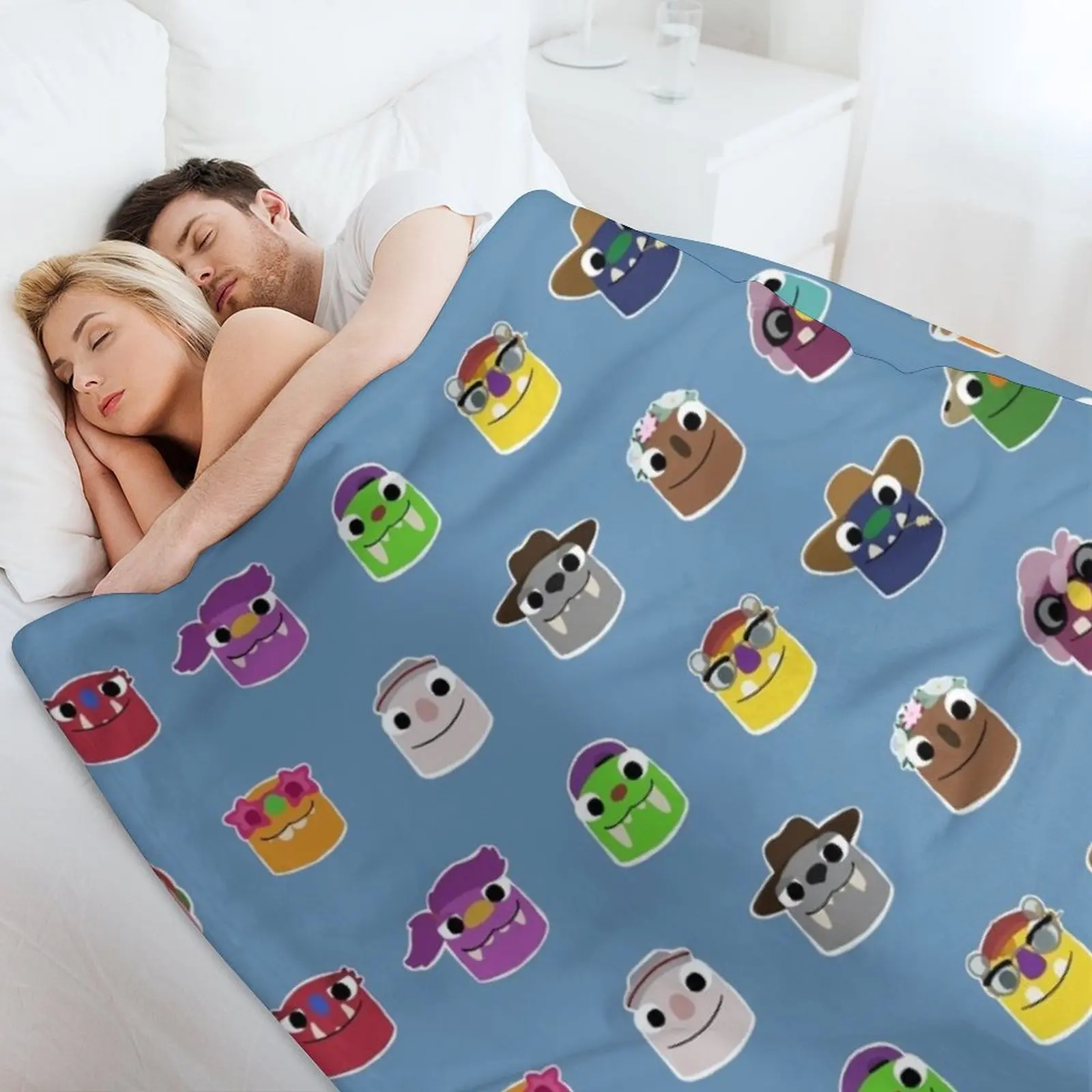 Bugsnax - все грибусы пледы одеяла для малышей в стиле аниме